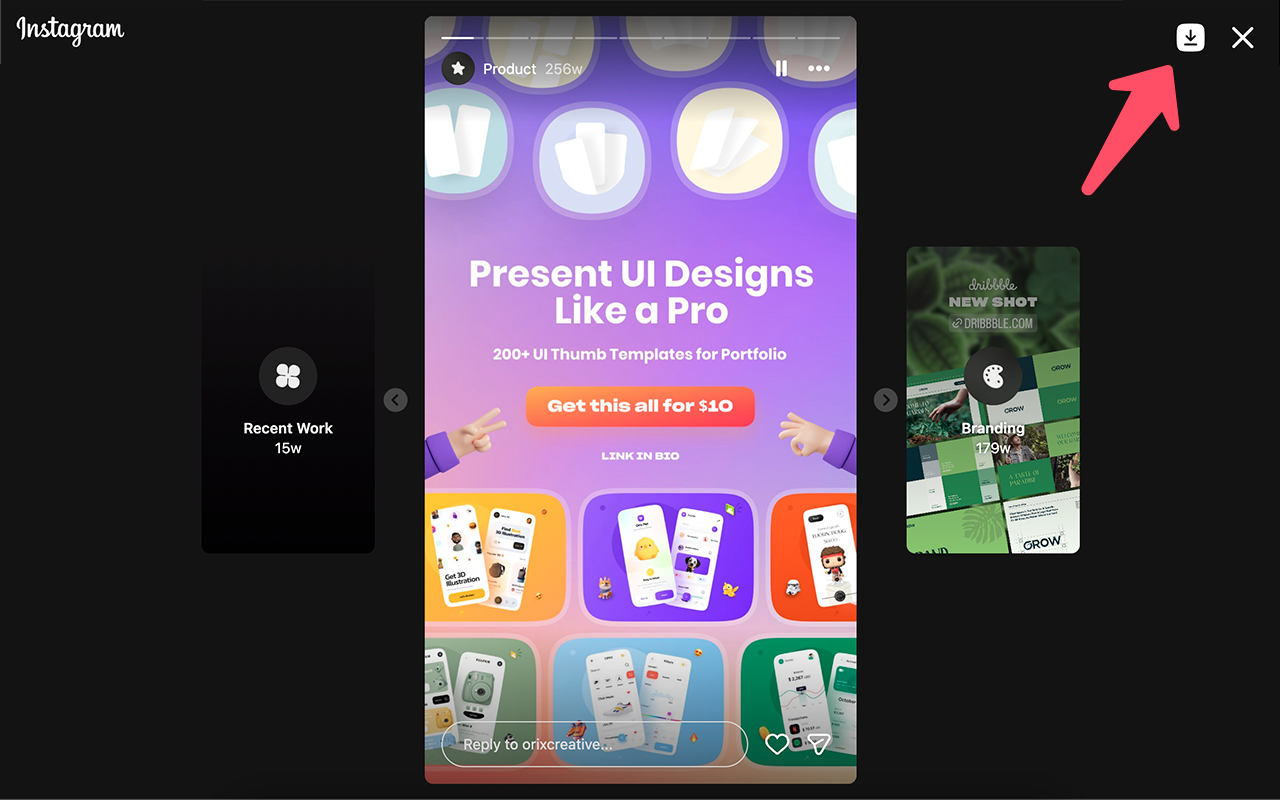Instagram 视频下载器 - 截图 2