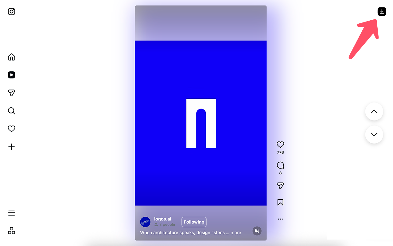 Instagram 视频下载器 - 截图 3