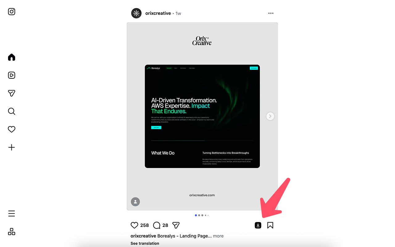 Instagram 视频下载器 - 截图 4