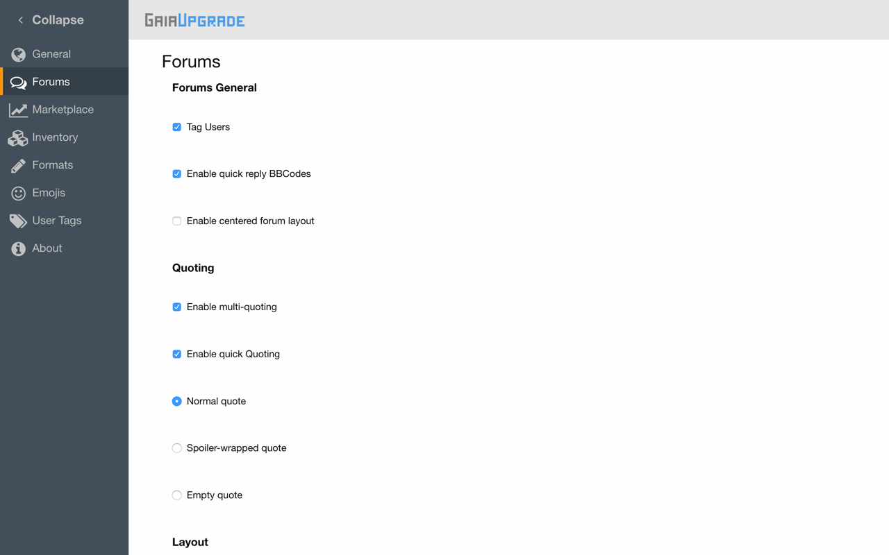 GaiaUpgrade - 截图 2