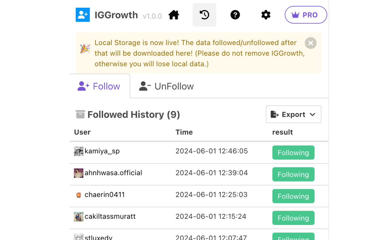 IG Growth - Best Organic Growth & Auto Follow Tool for IG - 截图 3