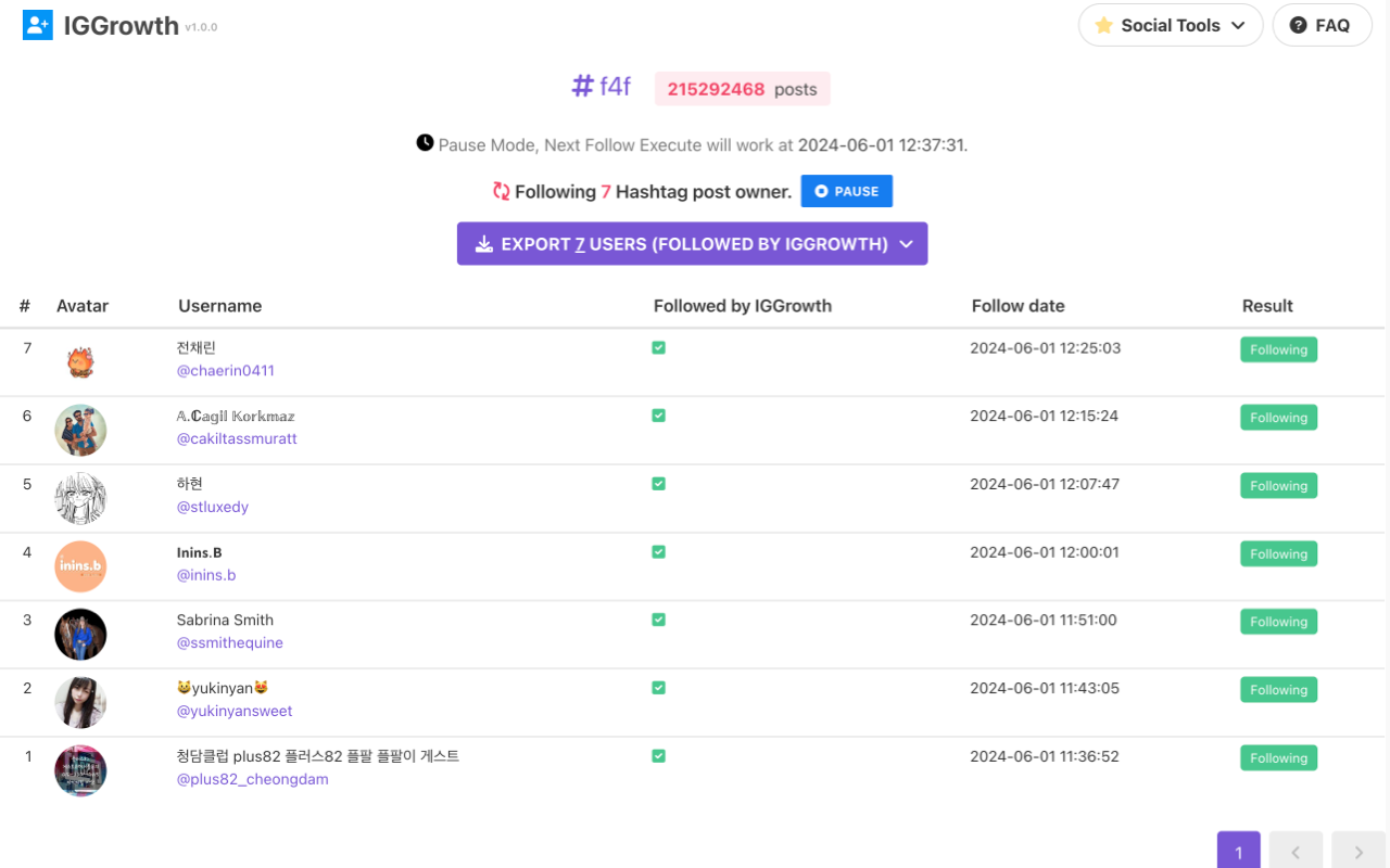 IG Growth - Best Organic Growth & Auto Follow Tool for IG - 截图 4