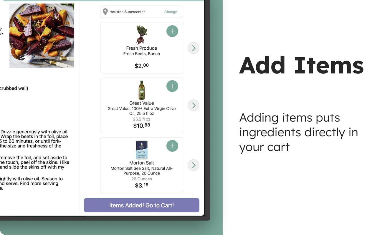 食谱过滤器与食材查找器 | Ceres Cart - 截图 1