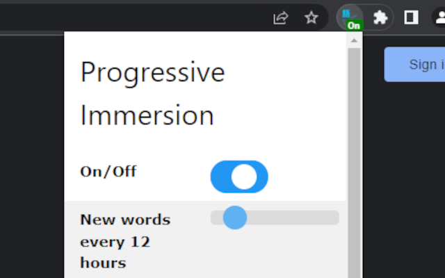 Progressive Immersion - 截图 1