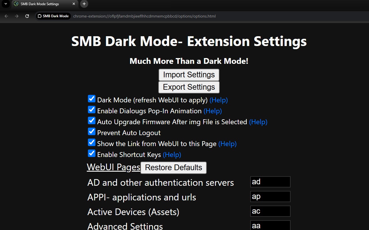 SMB Dark Mode - 截图 2