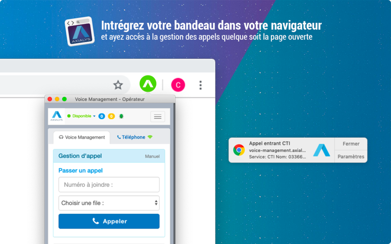 Business Click to Call Axialys - 截图 2