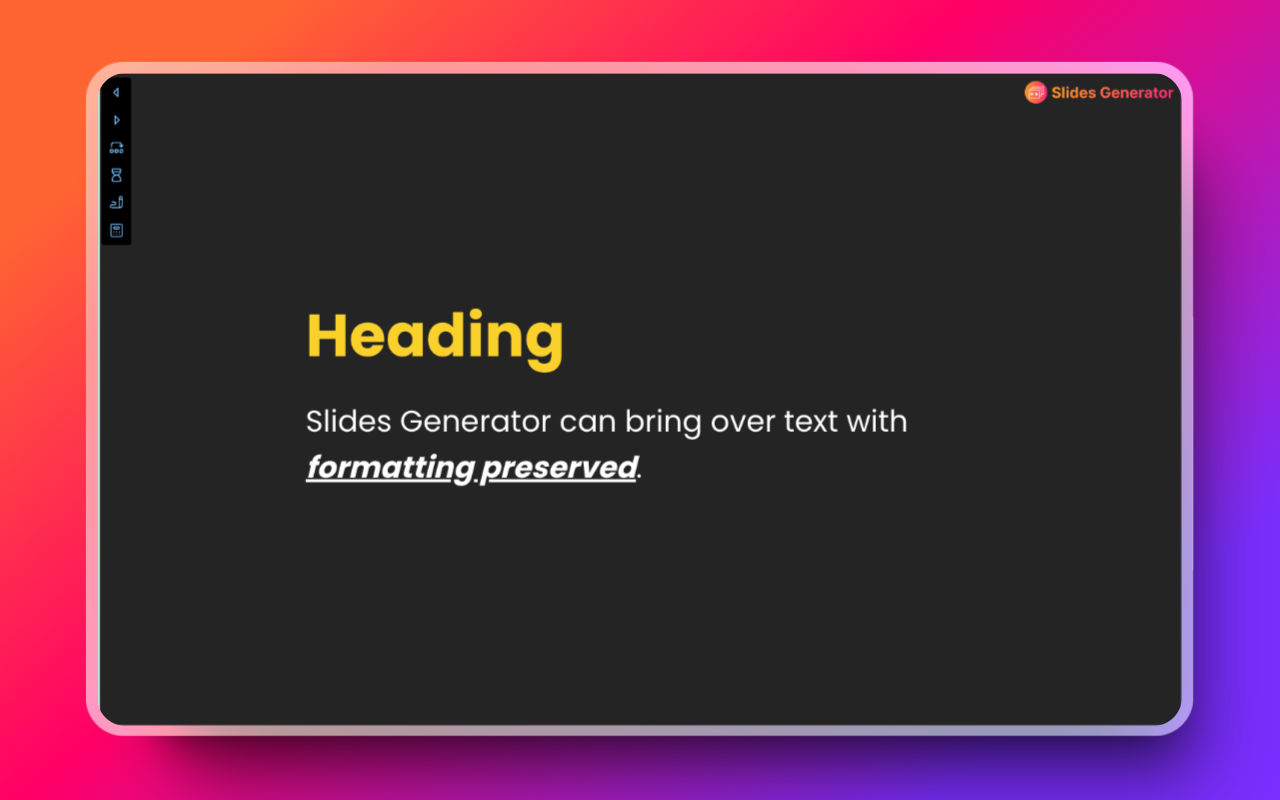 Notion to Slides by Slides Generator - 截图 4