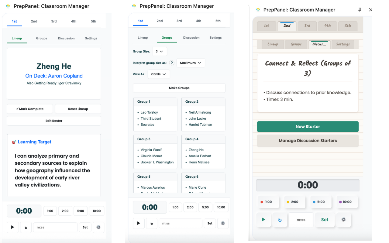 PrepPanel: Classroom Manager - 截图 1