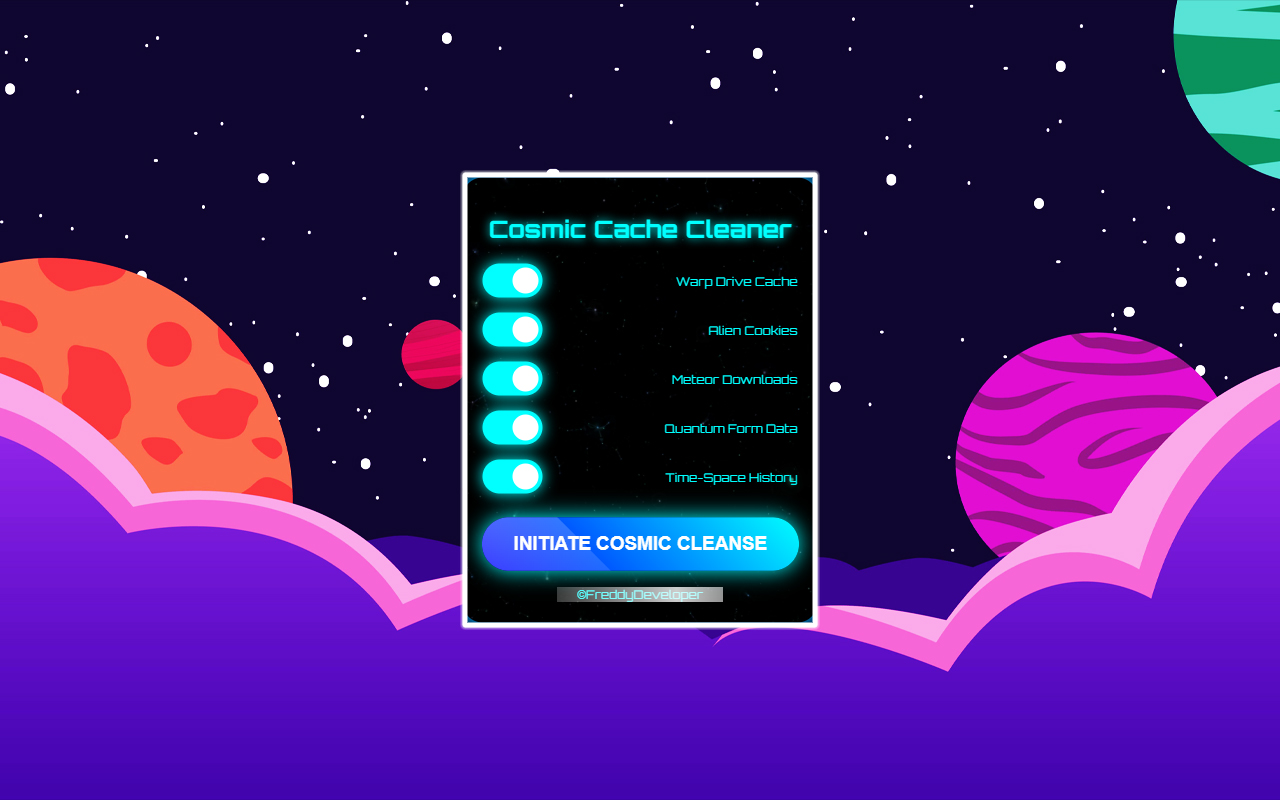 Cosmic Cache Cleaner - 截图 2