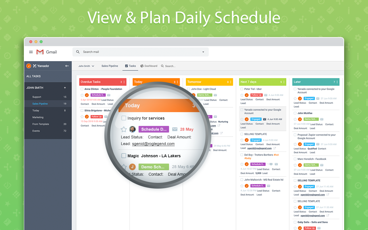 Yanado - Task Management inside Gmail - 截图 2
