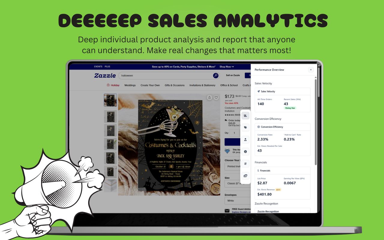 Zazzle Analytics for Research, Analytics, Optimization, Reporting and More - 截图 5