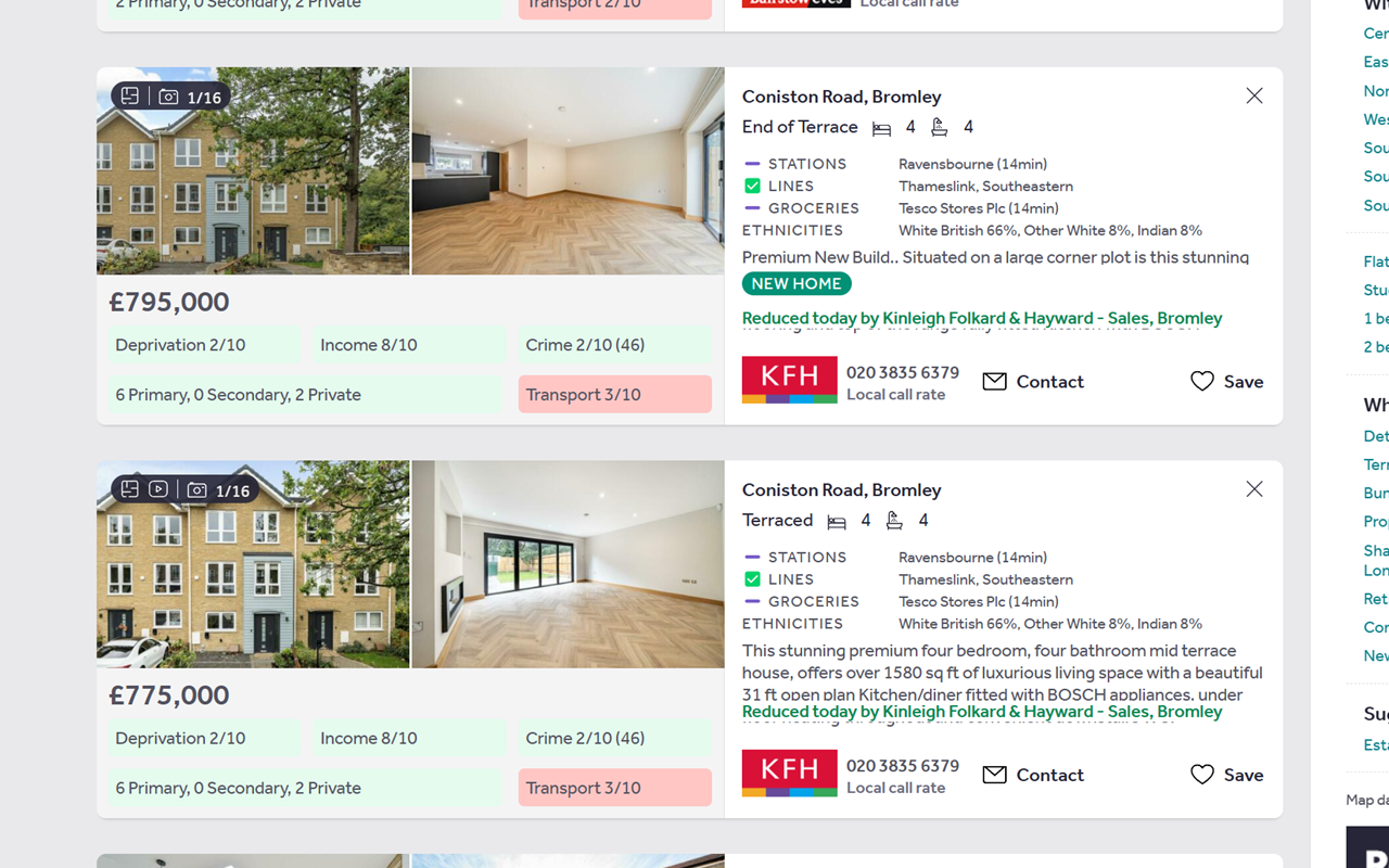 Property insights for Rightmove and Zoopla - 截图 1