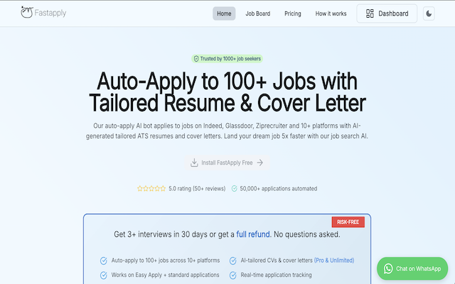 FastApply - Free AI Automated Job Application Copilot - 截图 2
