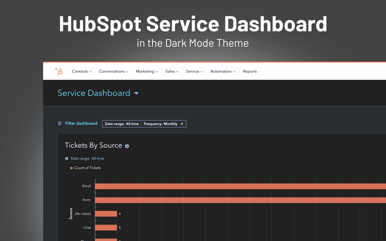 Dark Mode for HubSpot - 截图 1