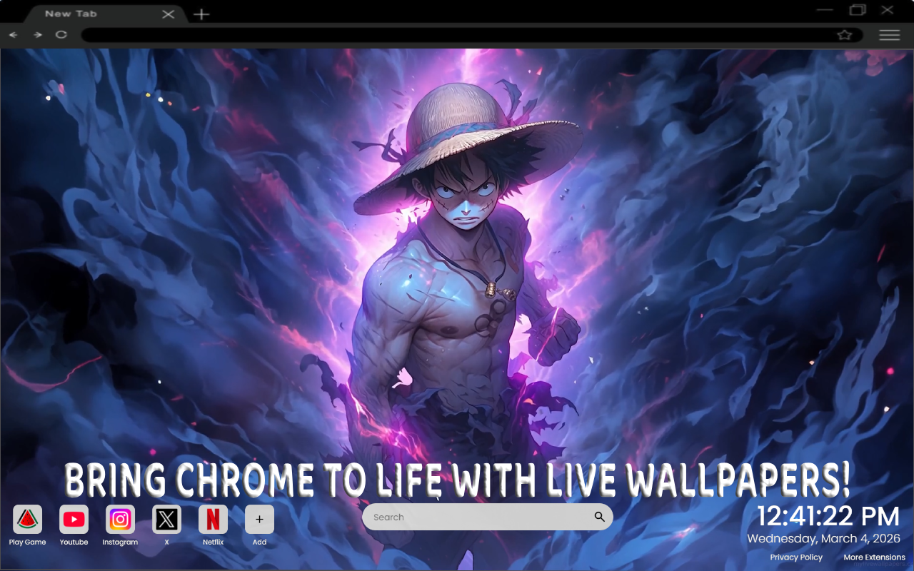 Luffy One Piece Live Wallpaper - 截图 4