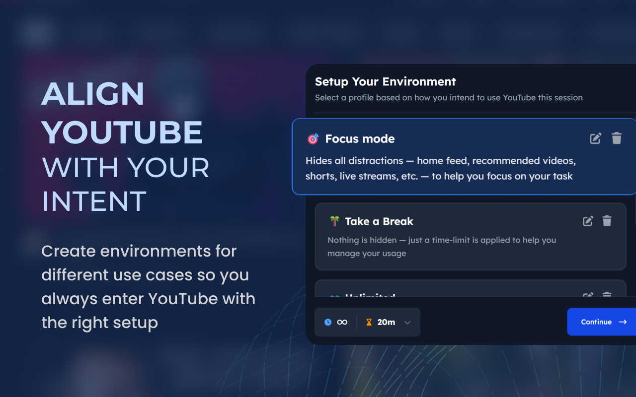 YouTube Detox — Block Shorts, Hide Recommendations & Stay Focused - 截图 4
