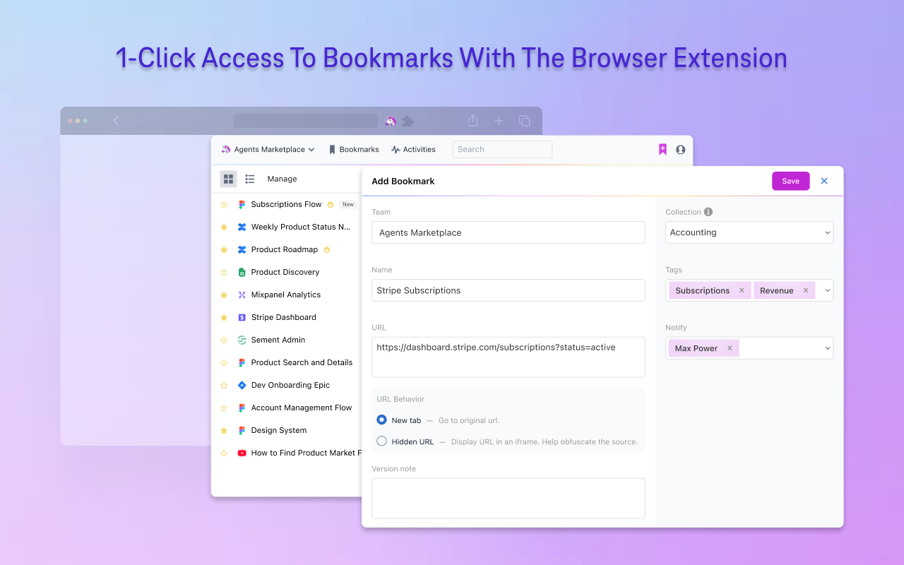 Bookmark It — Personal & Team Bookmarks - 截图 2