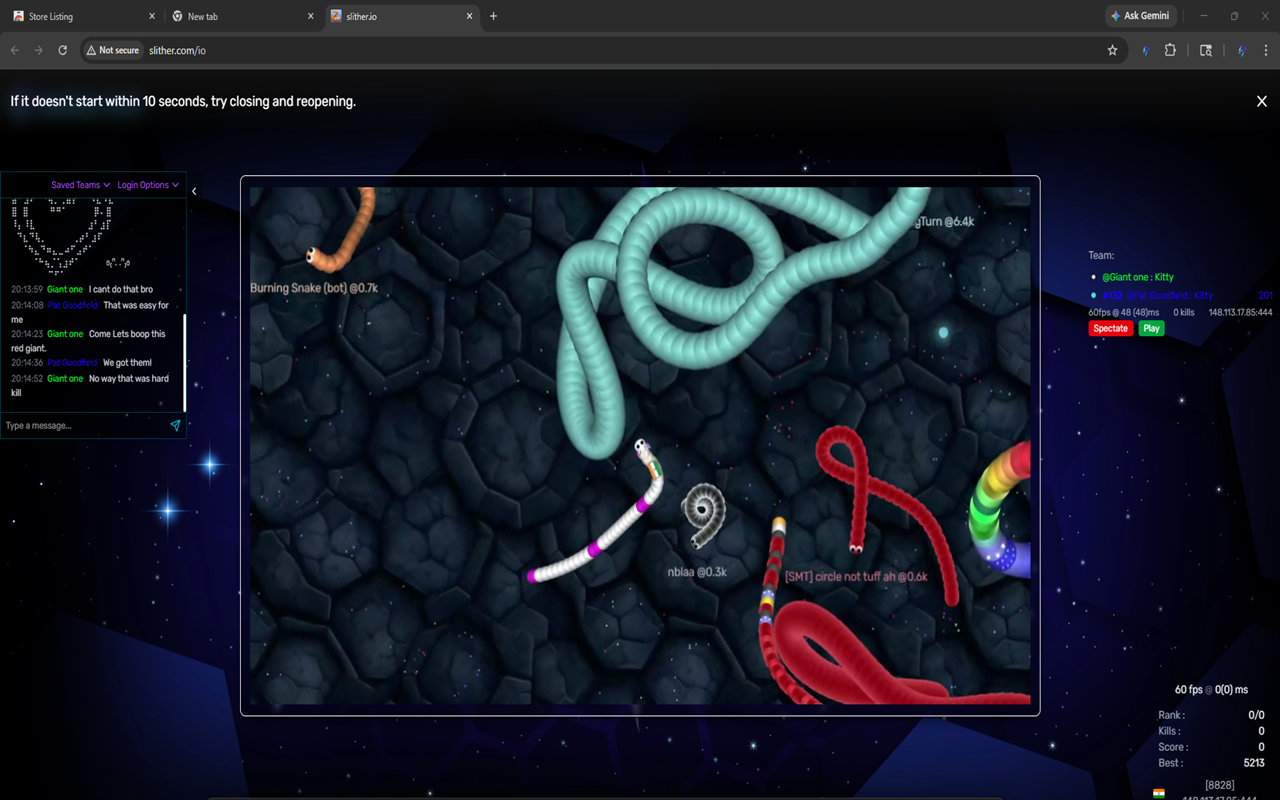 Stellar Mod For Slither.io - 截图 2