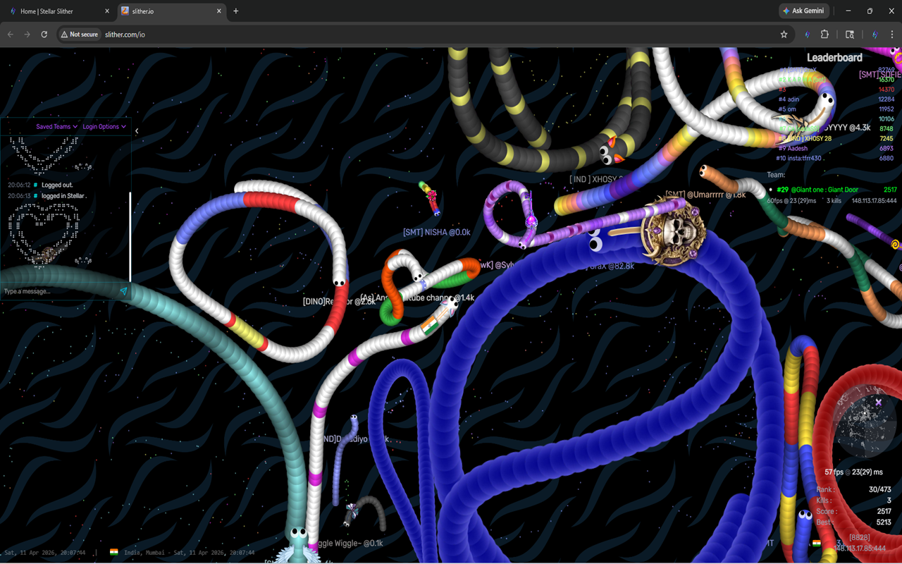 Stellar Mod For Slither.io - 截图 5