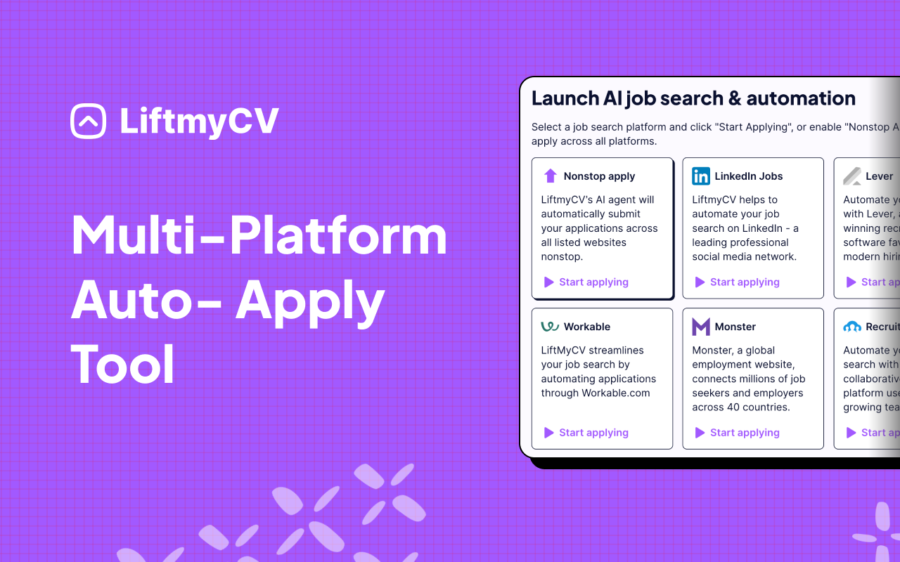 LiftmyCV: AI Job Search Automation - 截图 2