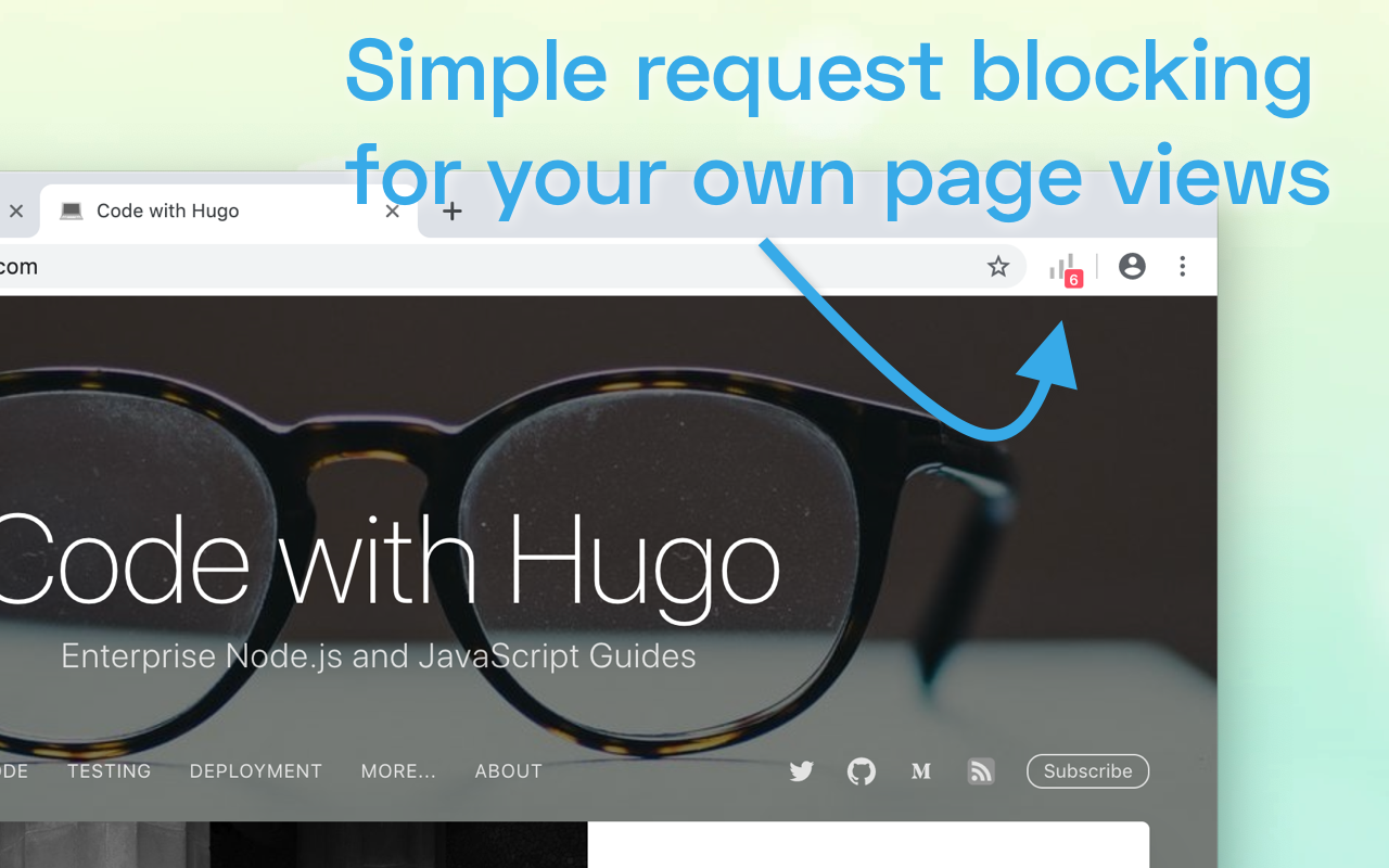 Simple Analytics Extension - 截图 1