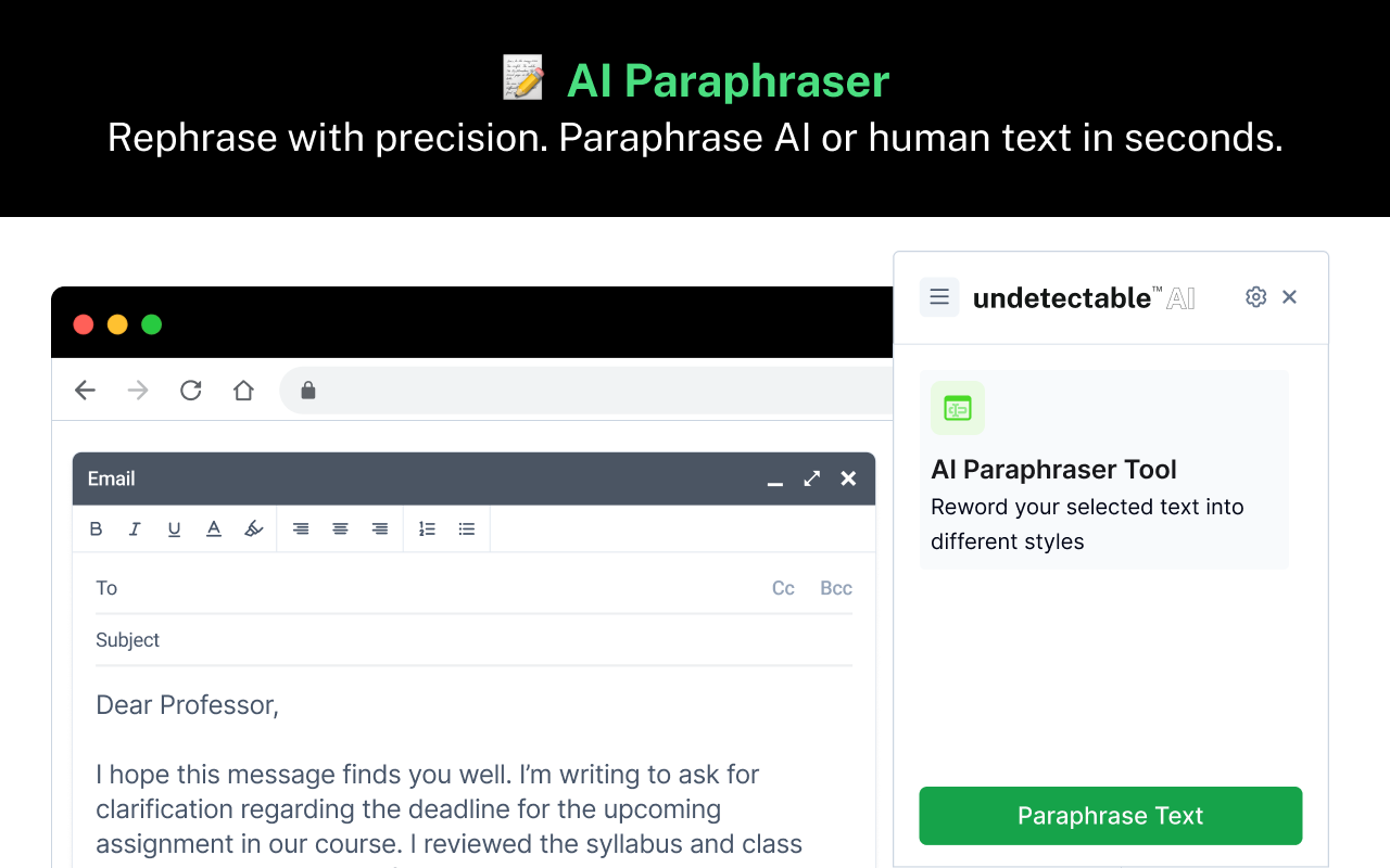 Undetectable AI: Your AI tool kit - 截图 3