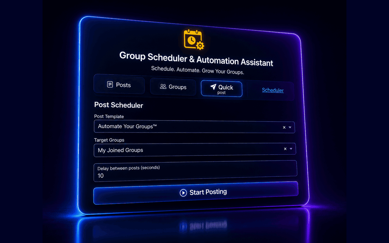 Group Scheduler & Automation Assistant - 截图 4