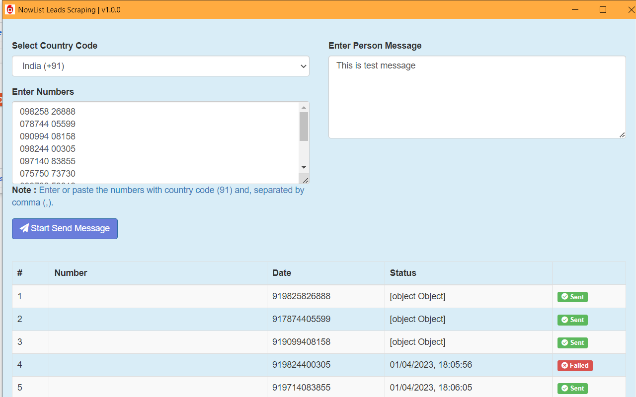 NowList Leads Scraping - 截图 1
