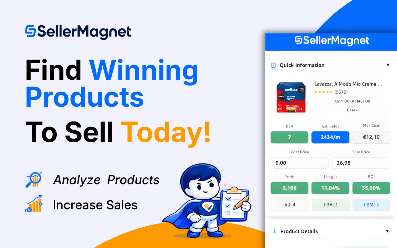 SellerMagnet - Amazon FBA/FBM Sourcer Tool - 截图 1