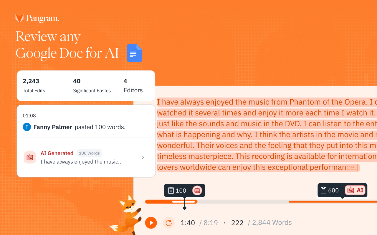 Pangram AI Detection - 截图 1
