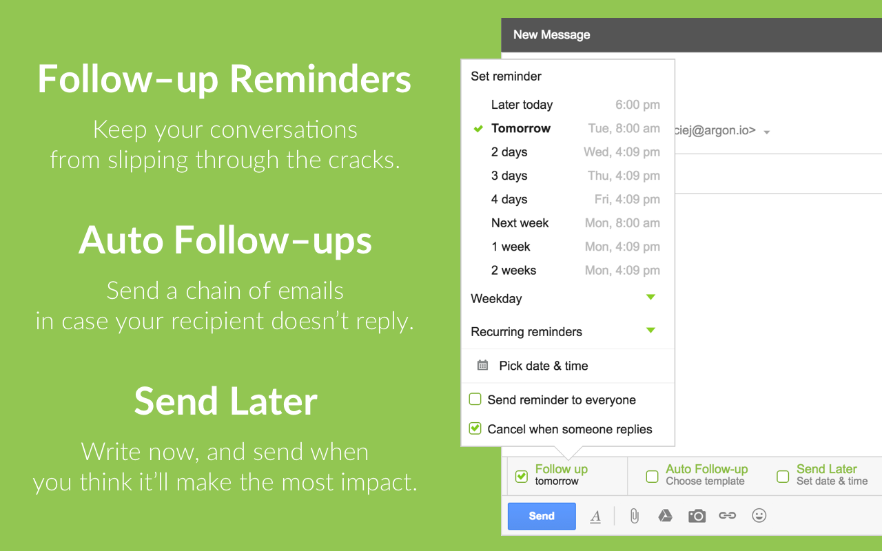 FollowUp.cc for Gmail - 截图 1