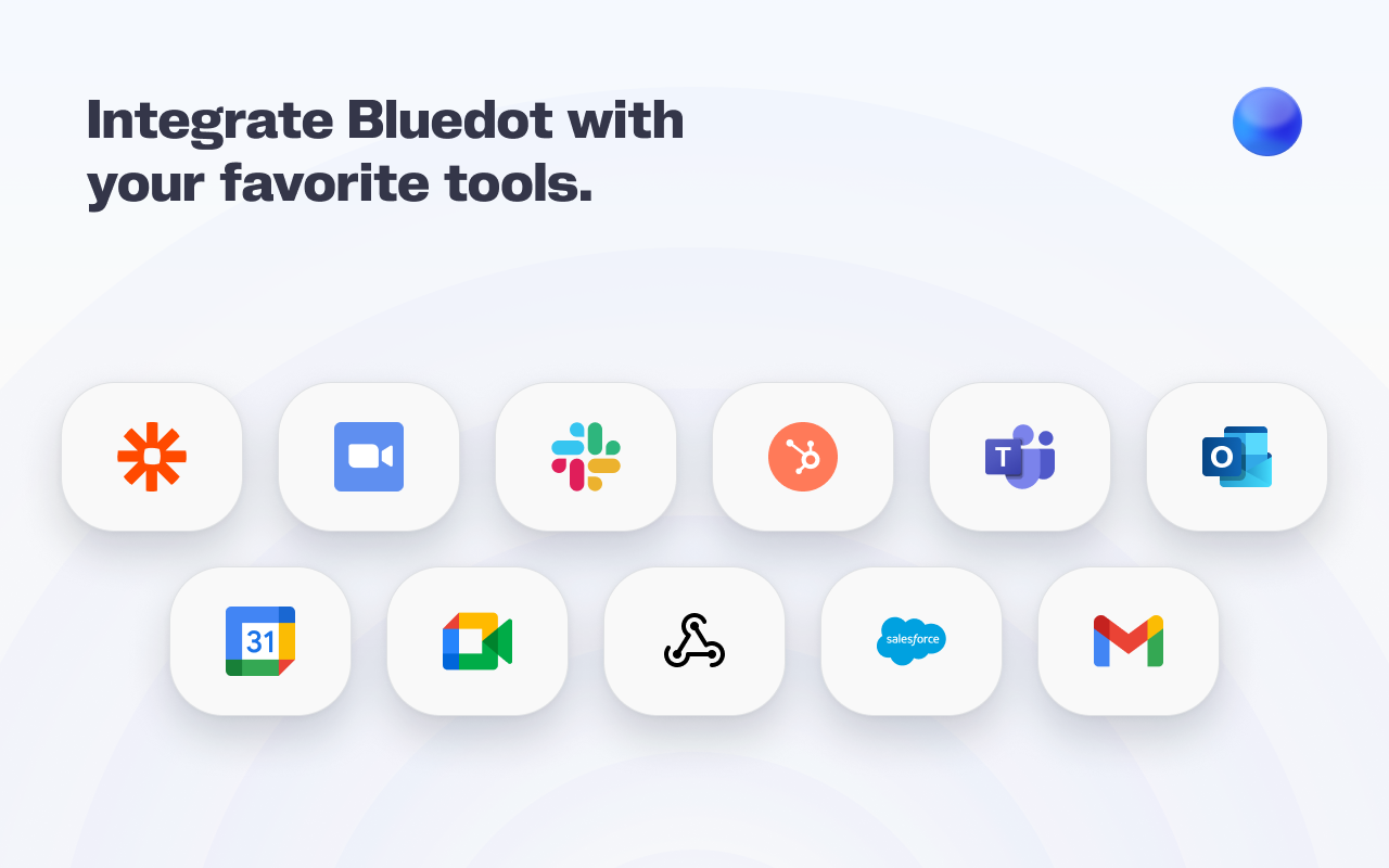 Bluedot: AI notetaker & Meeting Recorder - 截图 1