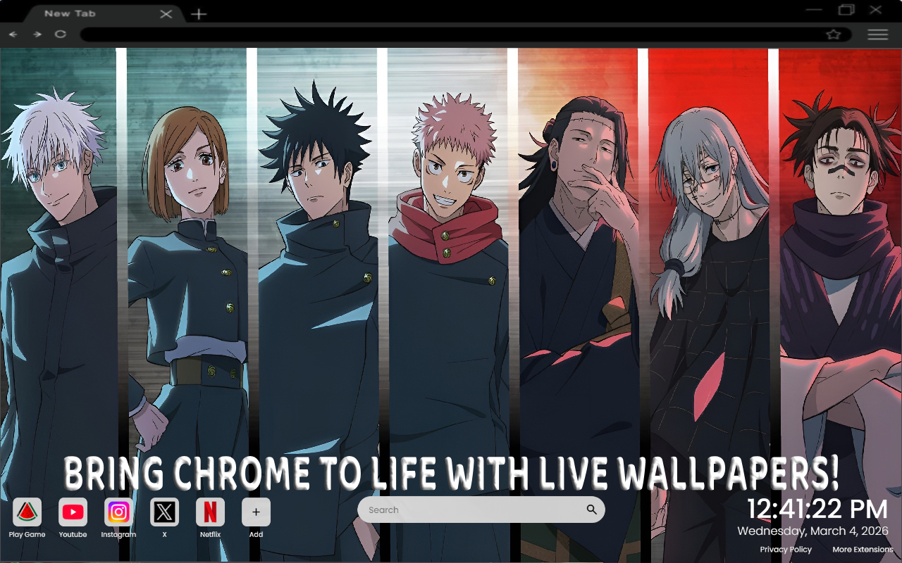 Anime Characters Live Wallpaper - 截图 3
