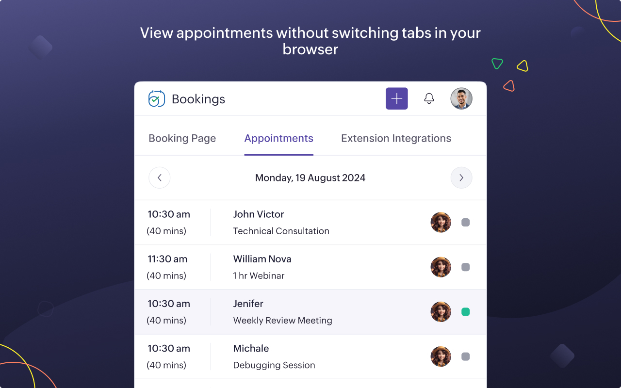 Zoho Bookings - 截图 3