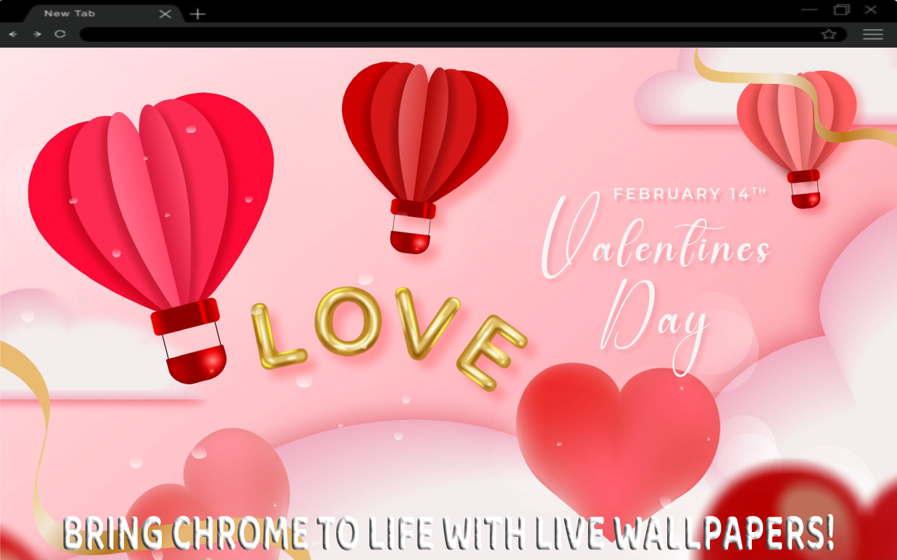 Valentine’s Day: A Romantic Glow Live Wallpaper - 截图 2