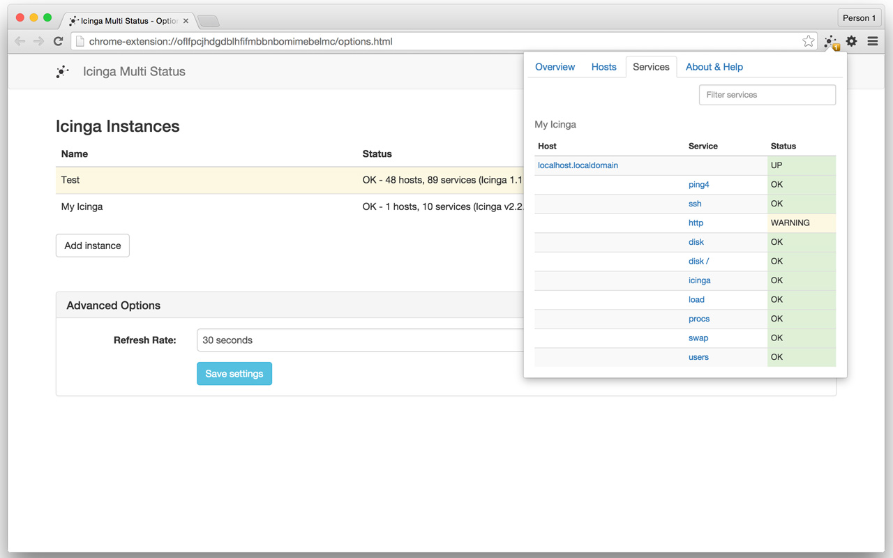 Icinga Multi Status - 截图 2