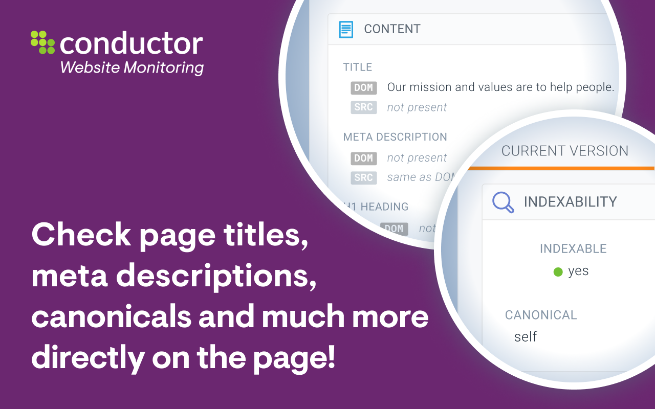 Conductor Website Monitoring - 截图 2