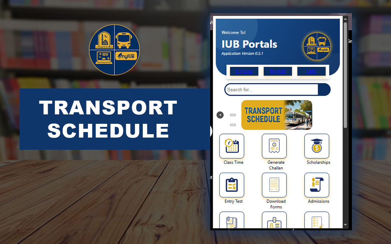 IUB Portals | All In One | - 截图 2
