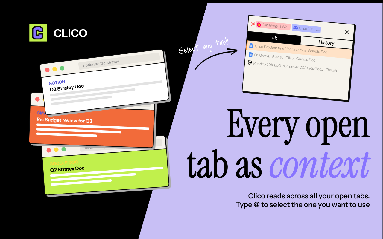 Bring ChatGPT & Claude to Every Text Box | Clico - 截图 4