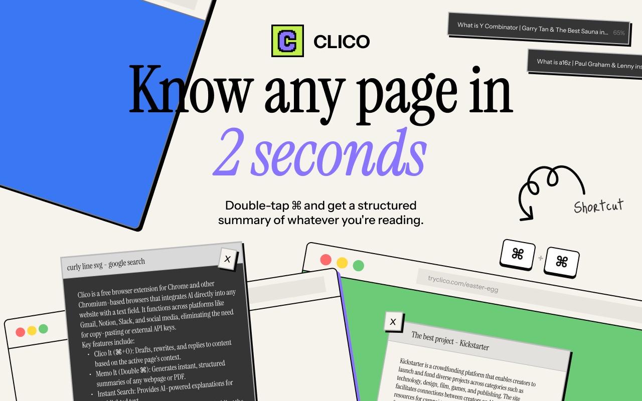Bring ChatGPT & Claude to Every Text Box | Clico - 截图 5