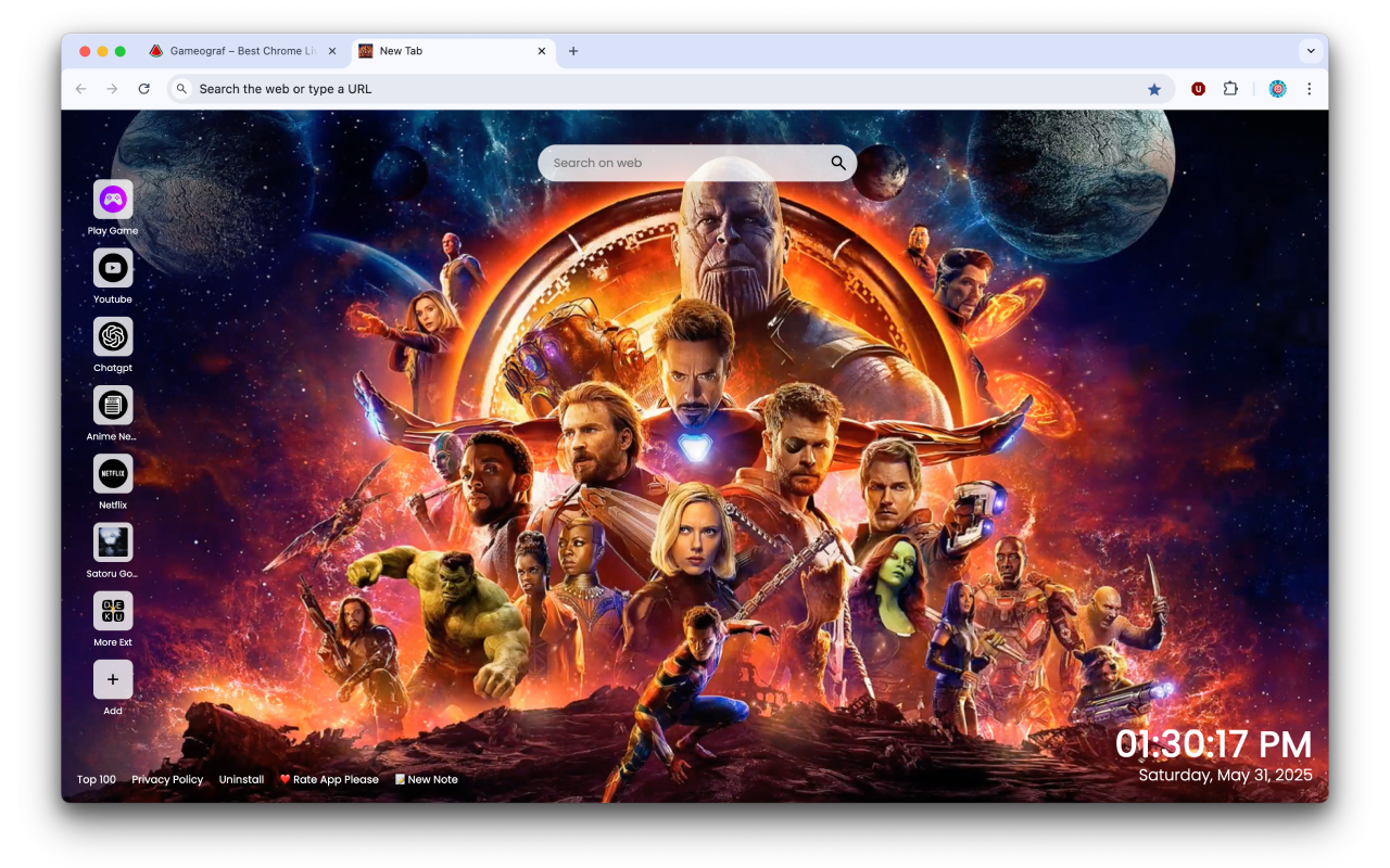 Avengers Live Wallpaper - 截图 2