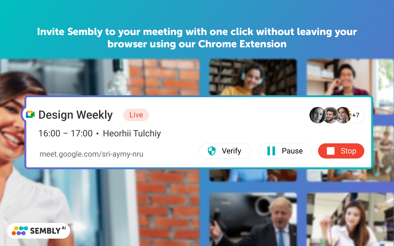 AI Meeting Summaries: Zoom, Meet & MS Teams - 截图 3