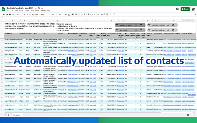 Email List Builder by cloudHQ - 截图 5