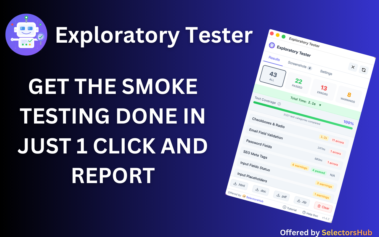 Exploratory Tester - 截图 2