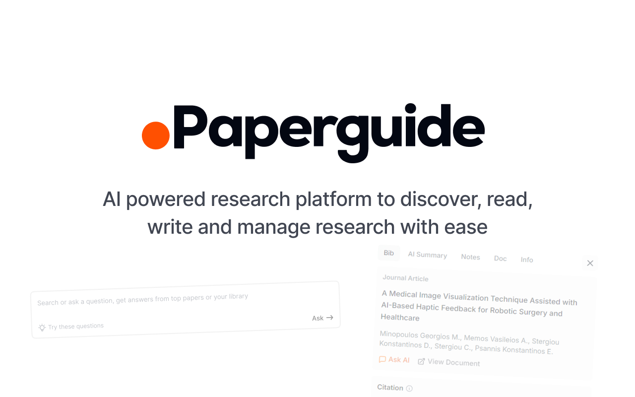 Paperguide - AI Research Assistant, Reference Manager, Chat with PDF - 截图 3