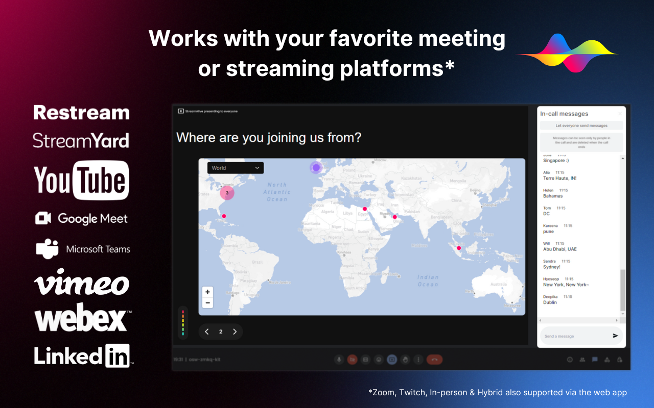 StreamAlive - Polls, Word Clouds & Spinner Wheels - 截图 2
