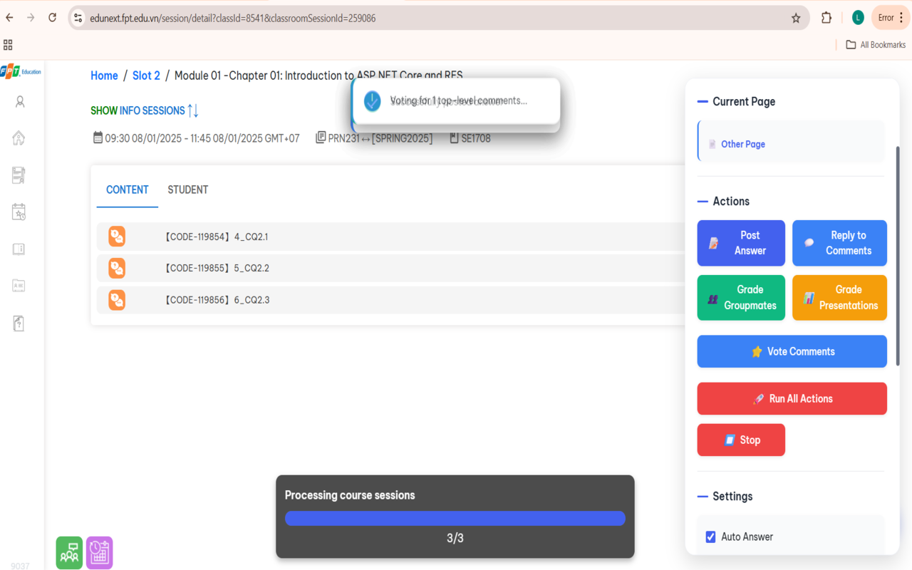 Auto Answer Edunext - 截图 1