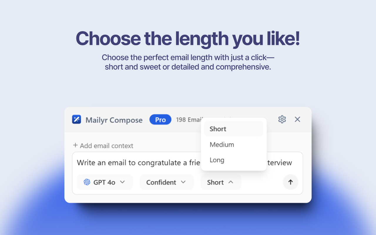 Mailyr: Write Emails with GPT-5, Claude, and Gemini - 截图 2