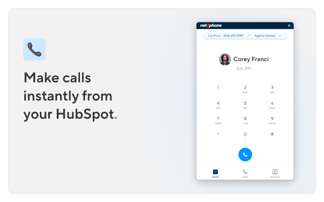 net2phone for HubSpot - 截图 2