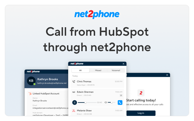 net2phone for HubSpot - 截图 4